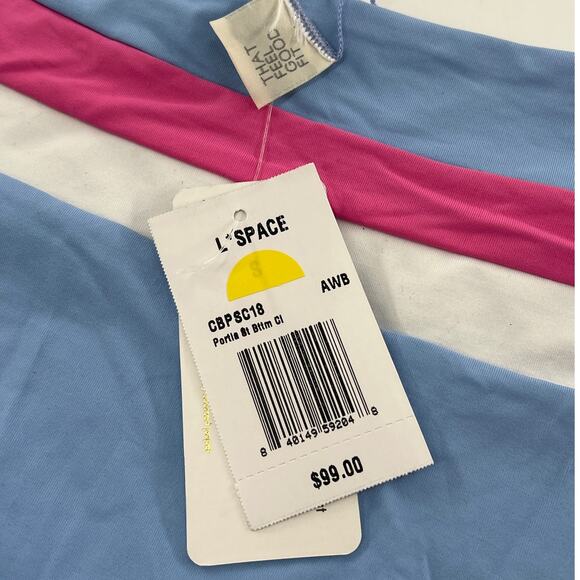 L*Space Portia Stripe Bikini Bottom S - Picture 4 of 7